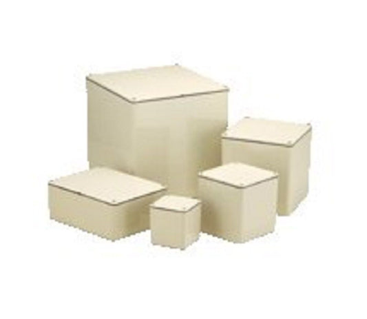 プルボックス 防水平蓋 アイボリー 100×100×100 PB101010BJHW