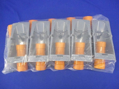 エンドカップリング Gタイプ CD単層波付管28⇒CD単層波付管28 グレー 10個入 CDE-28CG-10