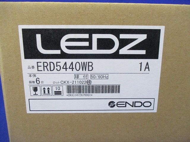 ＬＥＤグレアレスユニバーサルダウンライト φ７５ 白(ランプ付・電源別売) ERD5440WB