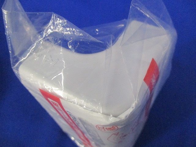 プラモール付属品曲ガリ 3号 カベ白 10個入 MLM-3W-10