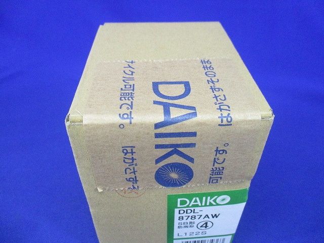 ダウンライト(軒下兼用) LED 5.2W 温白色 LED内蔵 調光器併用不可 φ100 DDL-8787AW