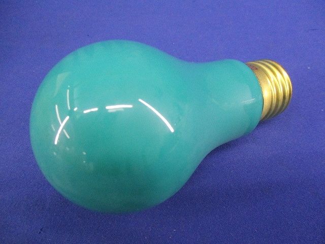 カラー電球E26(25個入)(緑) 220V-40W