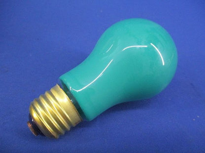 カラー電球E26(25個入)(緑) 220V-40W