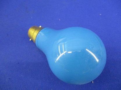 セラミック カラー電球(18個入)(青) 220V-60W  B-22