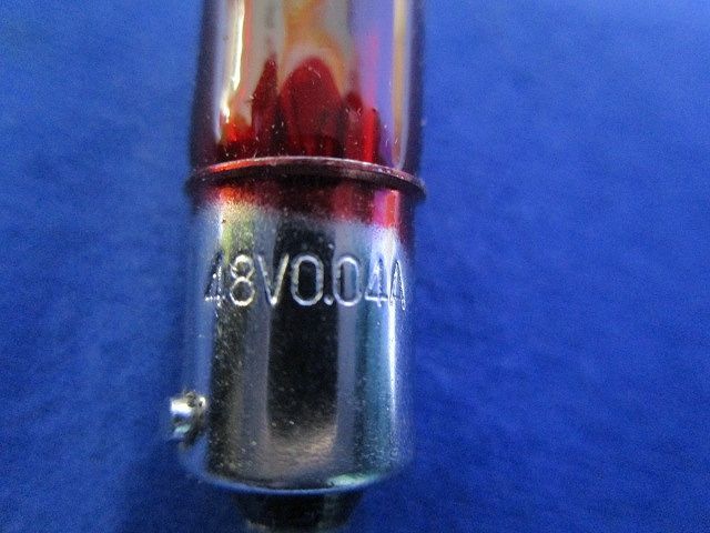 パイロットランプ(89個入)(赤) 48V0.04A