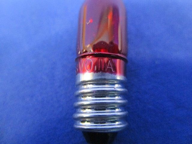 パイロット球E10(100個入)(赤) 18V0.11A