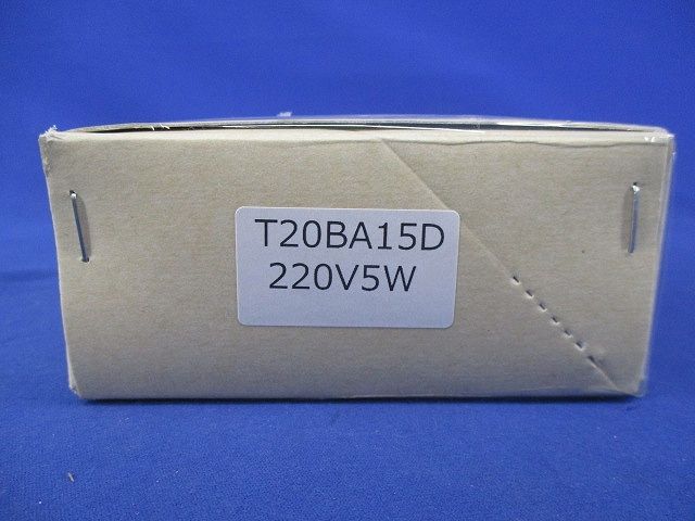 ナツメ電球220V5W(50個入) 220V5W