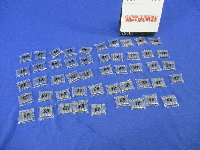 ガラス管ヒューズMZ6A(5個入×49計245個入) 型番不明