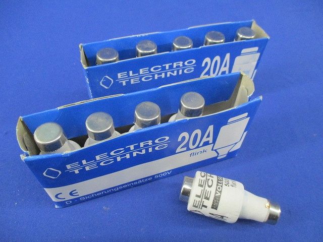 ヒューズ(5個入×2計10個入) 20A500V