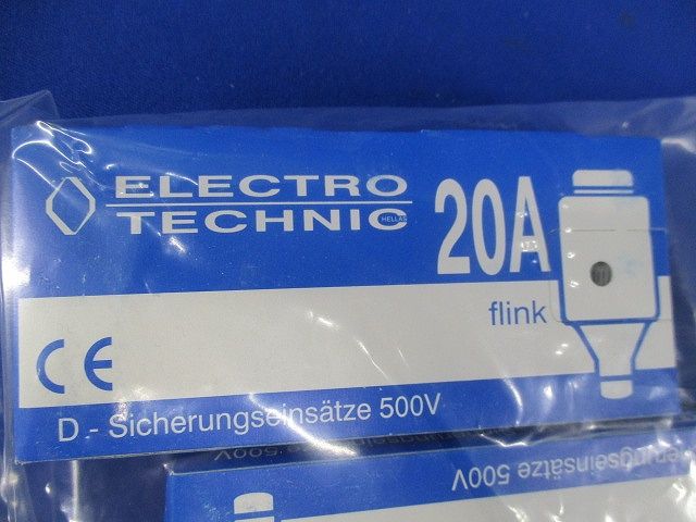 ヒューズ(5個入×3計15個入) 20A500V