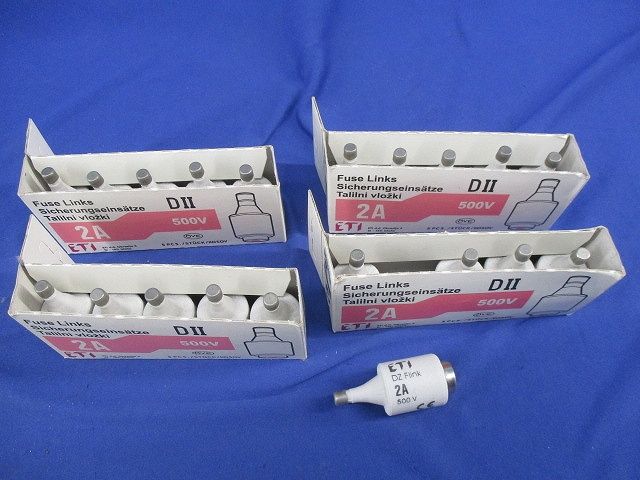 ヒューズインサート(5個入×4計20個入) 2A500V