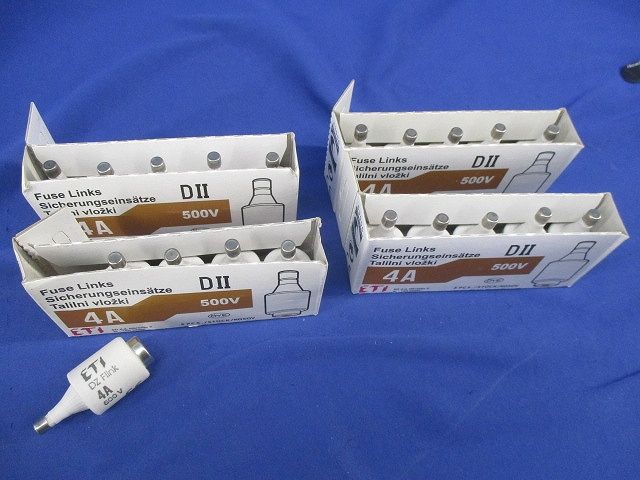 ヒューズインサート(5個入×4計20個入) 4A500V