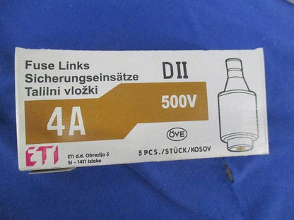 ヒューズインサート(5個入×4計20個入) 4A500V