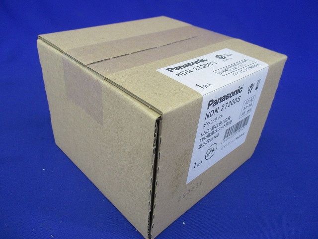 LEDダウンライト 本体 250形 φ100 銀色鏡面反射板 広角 昼白色 電源ユニット別売 NDN27300S