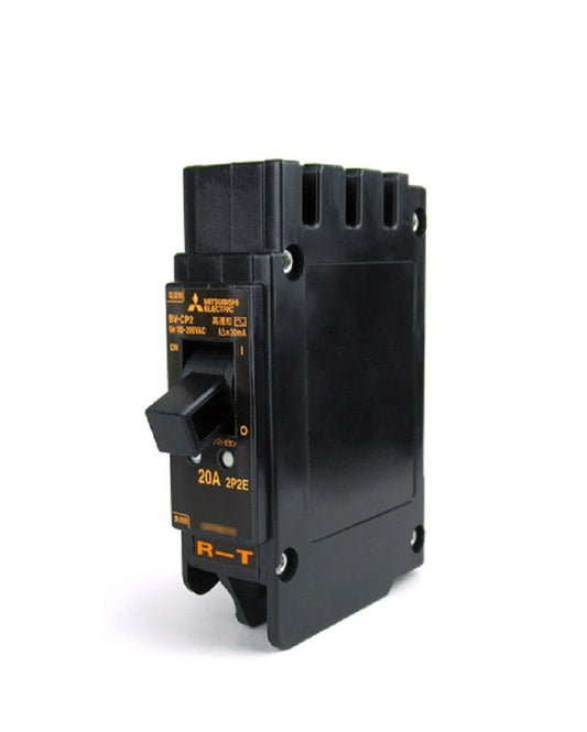 分電盤用遮断器 電源側プラグイン形漏電遮断器 BV-CP220A100-200V15MA