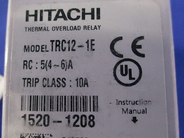 電磁開閉器 HCシリーズ 1E組合せサーマルリレー 標準形 RC5.0A TRC12-1E