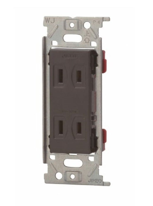 埋込ダブルコンセント ソフトブラック JEC-BN-55 SB