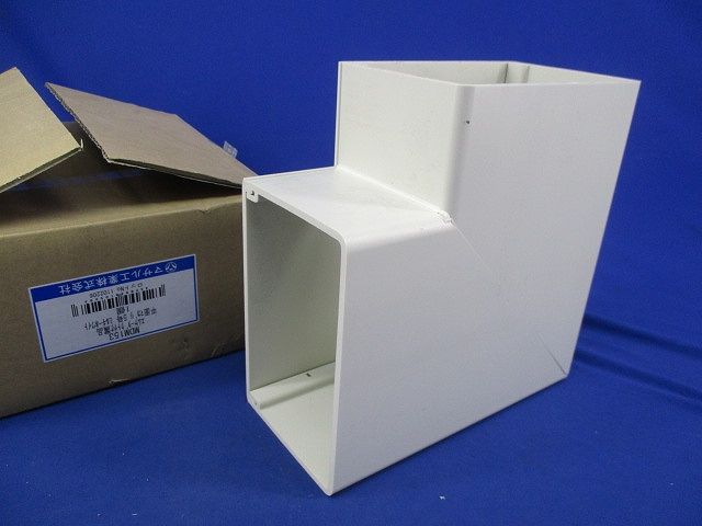 エムケーダクト付属品平面マガリ5号(ミルキーホワイト) MDM153