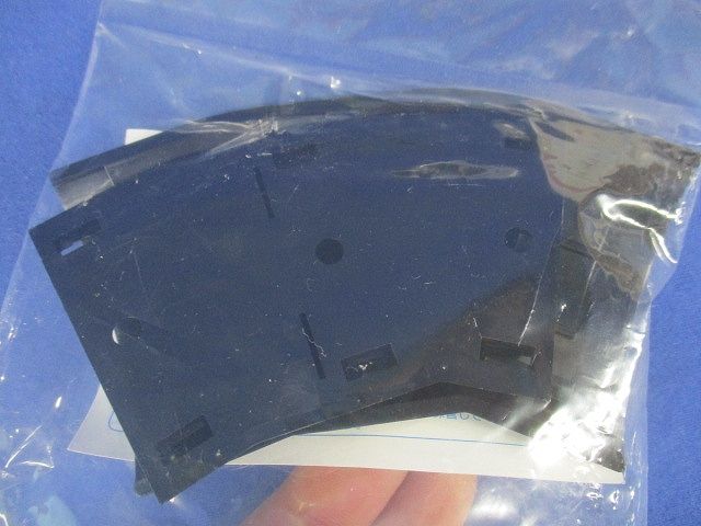 ワゴンモール付属品曲ガリ30･45(3個入)(ブラック) OPK-5K