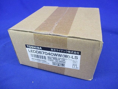 LEDダウンライト 温白色 Φ100 浅形 ホワイト  LEDD87040WW(W)-LS