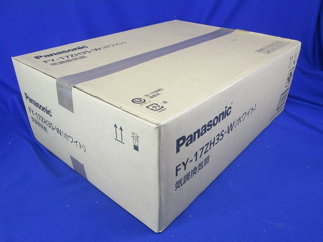 気調・熱交換形換気扇 壁掛形・2パイプ式 引き紐スイッチ付 ホワイト FY-17ZH3S-W