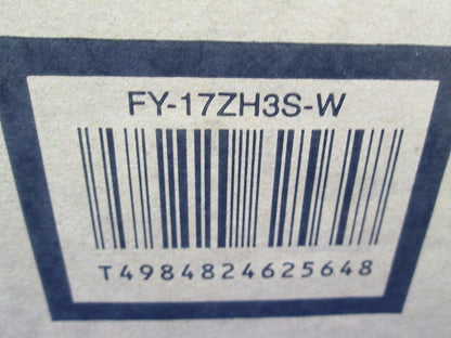 気調・熱交換形換気扇 壁掛形・2パイプ式 引き紐スイッチ付 ホワイト FY-17ZH3S-W