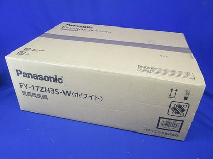 気調・熱交換形換気扇 壁掛形・2パイプ式 引き紐スイッチ付 ホワイト FY-17ZH3S-W