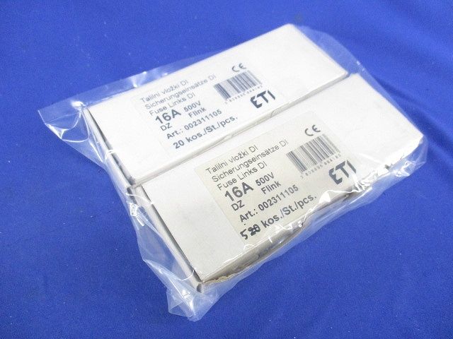 ヒューズリンク16A500V(25個入) 型番不明