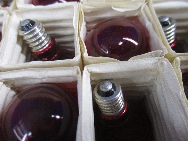 電球E10(50個入)(赤) 70V8W