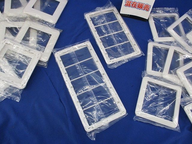 スイッチプレートセット(混在18枚入)(ホワイト) WTC7105他