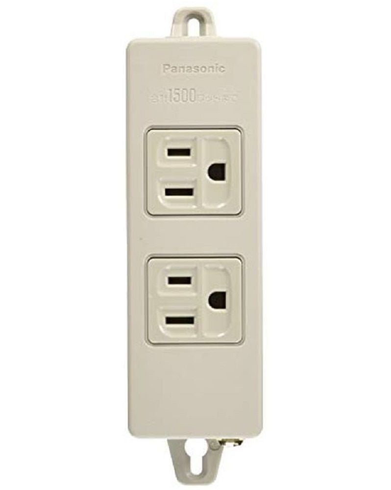 OAタップ(接地15A形) 2コ口 グレー マグネット付 5個入 WCH2302H-05