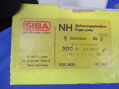 NHヒューズ300A500V(3個入) NH