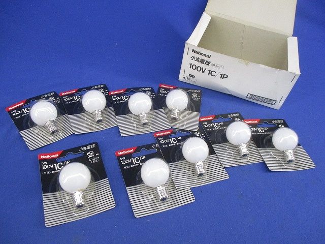 小丸電球(9個入)E12 100V1C/1P