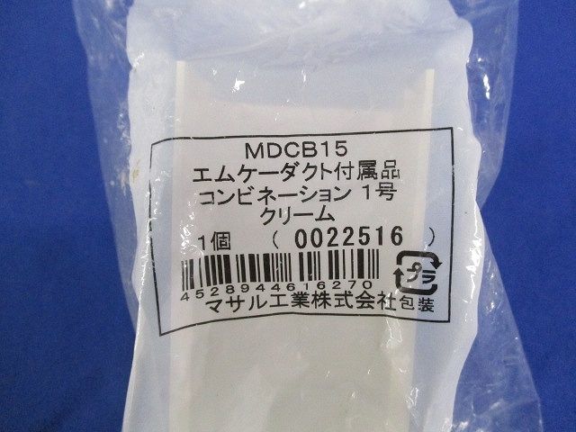 エムケーダクト付属品セット(混在4個入)(クリーム) MDJC15他