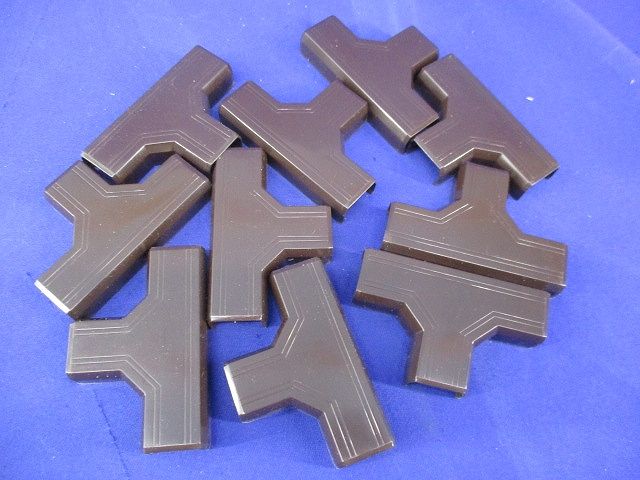 ニュー･エフモール付属品T型ブンキ(10個入)(チョコ) SFMTB2