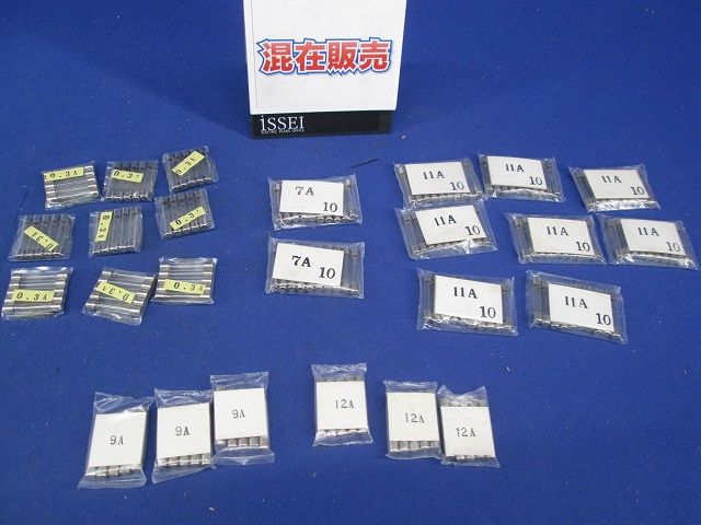 ガラス管ヒューズ(混在175個入) 5×30他