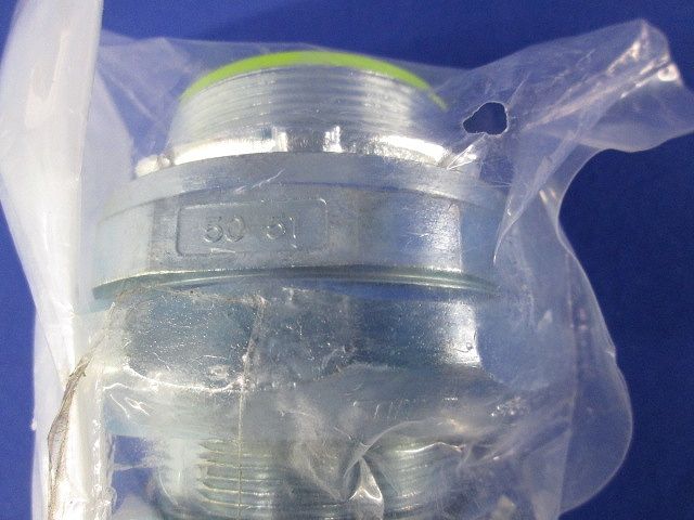標準プリカ用附属品 ノックアウト用コネクタ ユニオン式 薄鋼電線管おねじ付 ４個入 UBC50-04