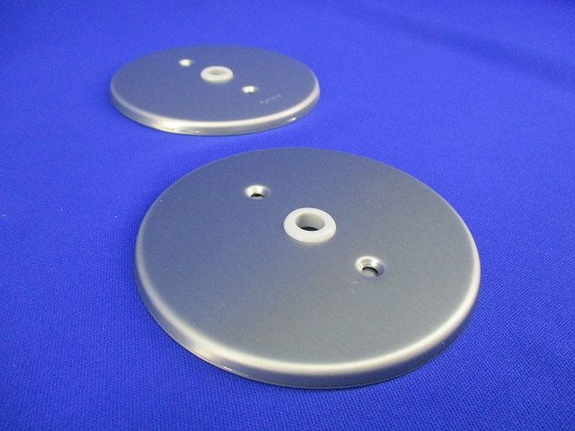 新金属丸型電話線プレートセット(メーカー混在9枚入)(汚れ有) WN7580