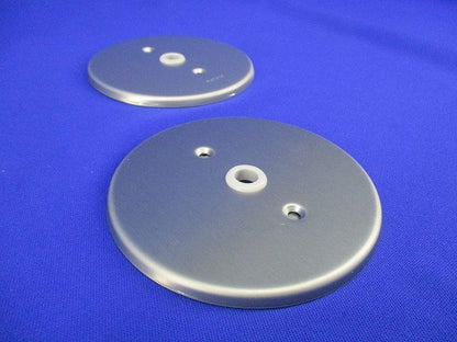 新金属丸型電話線プレートセット(メーカー混在9枚入)(汚れ有) WN7580