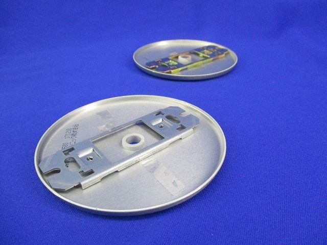 新金属丸型電話線プレートセット(メーカー混在9枚入)(汚れ有) WN7580