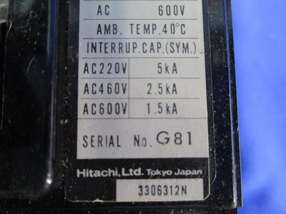 ヒューズフリーブレーカ3P50A S-50