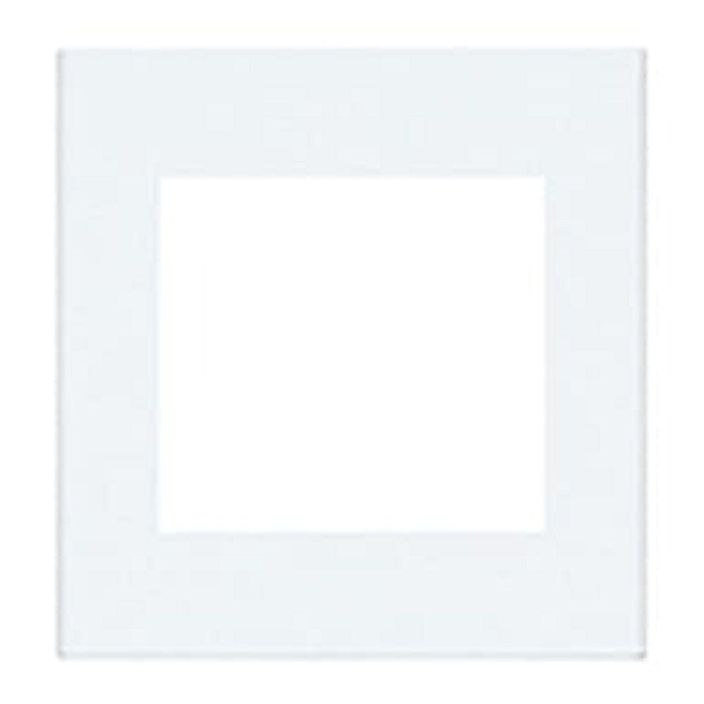 コスモシリーズワイド21 2連接穴用コンセントプレート ホワイト 10個入り  WTF8500W-10