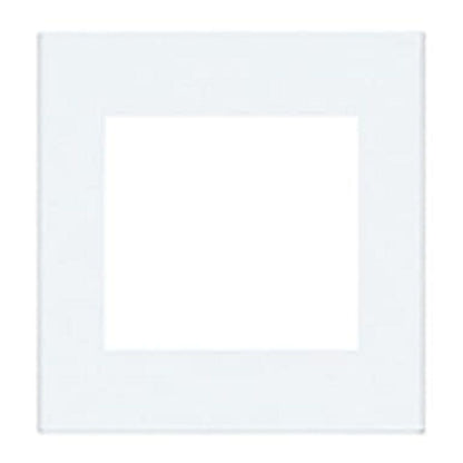 コスモシリーズワイド21 2連接穴用コンセントプレート ホワイト 10個入り  WTF8500W-10