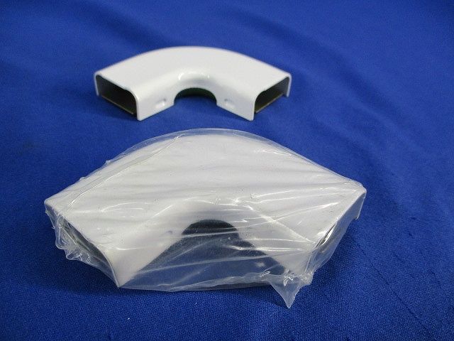 メタルモール付属品A型フラットエルボ(メーカー混在12個入)(ホワイト) A1032他