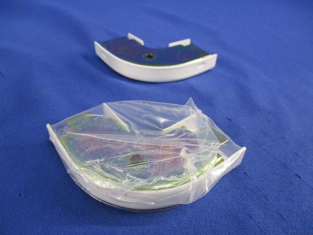 メタルモール付属品A型フラットエルボ(メーカー混在12個入)(ホワイト) A1032他