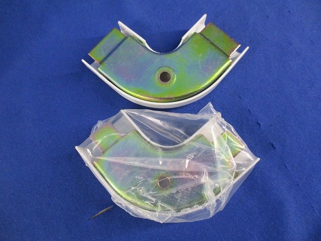 メタルモール付属品A型フラットエルボ(メーカー混在12個入)(ホワイト) A1032他