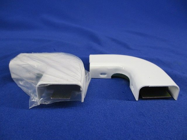 メタルモール付属品A型フラットエルボ(メーカー混在12個入)(ホワイト) A1032他