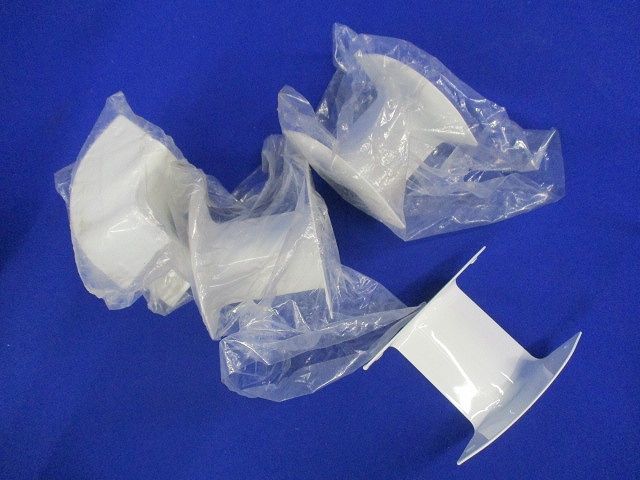 メタルモール付属品C型セット(混在8個入)(ホワイト) DZC328W他