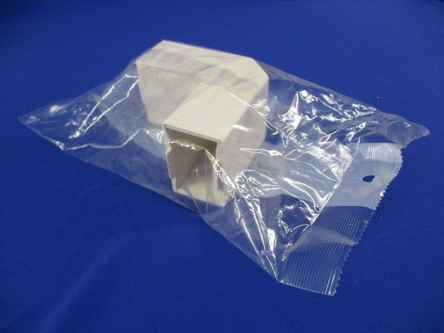 エムケーダクト付属内外マガリ2号(6個入)(クリーム) MDK125