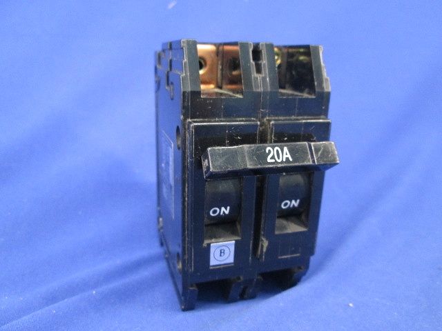サーキットブレーカ2P20A(ビス無･テプラ痕有) N-BAK50